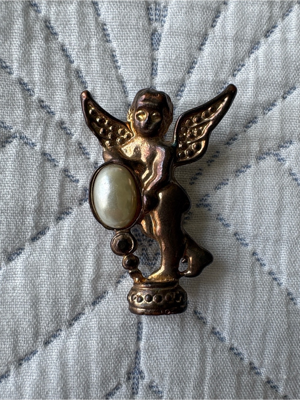 Vintage Cherub Brooch